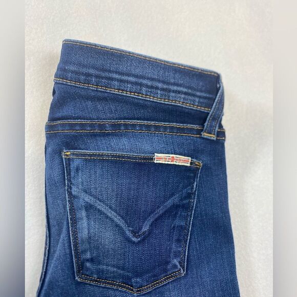 HUDSON Womens Krista Super Skinny Crop Jeans SIZE 26 Made in USA  Medium Wash - Picture 2 of 12